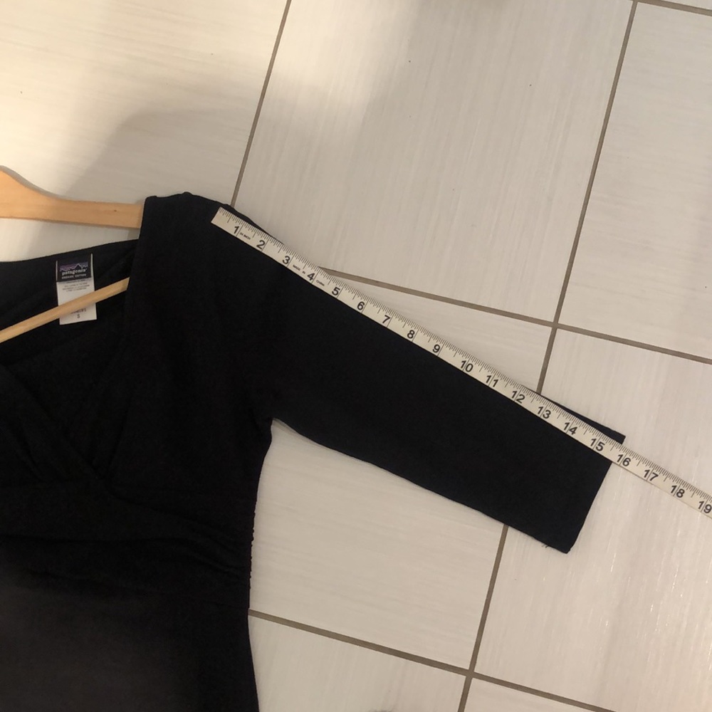 PATAGONIA Margot Dress in black - Organic coton Size S - Picture 9 of 11
